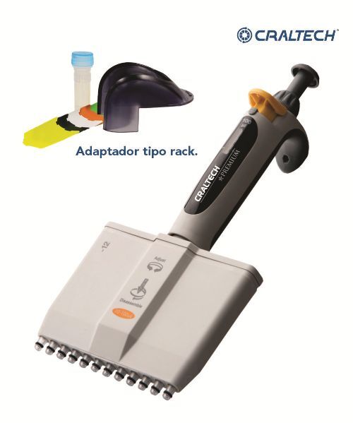 Micropipeta premium multicanal 12 canais 0,5 - 10µl